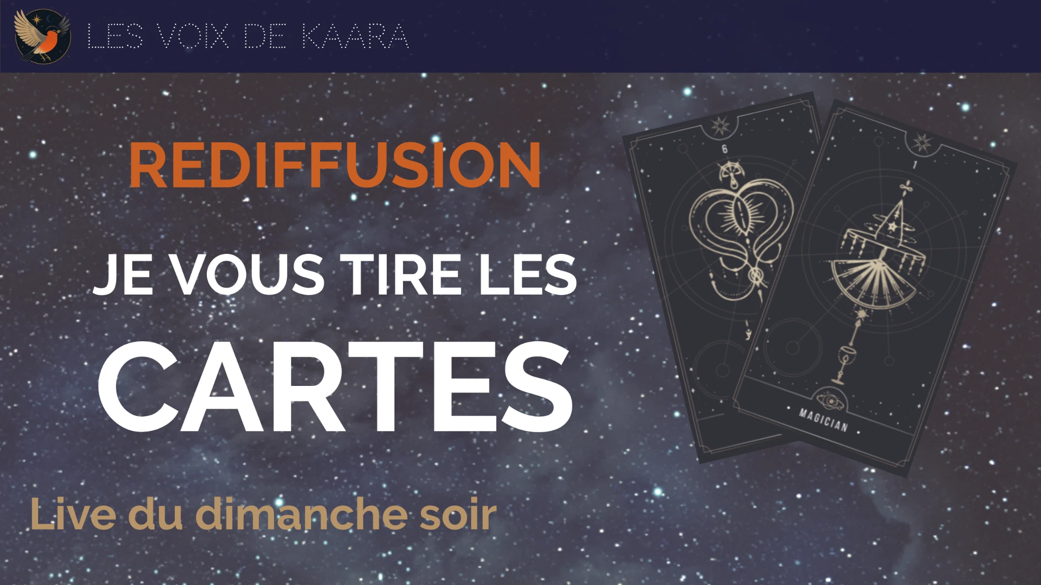 Rediffusion d’un live de guidance spirituelle du dimanche