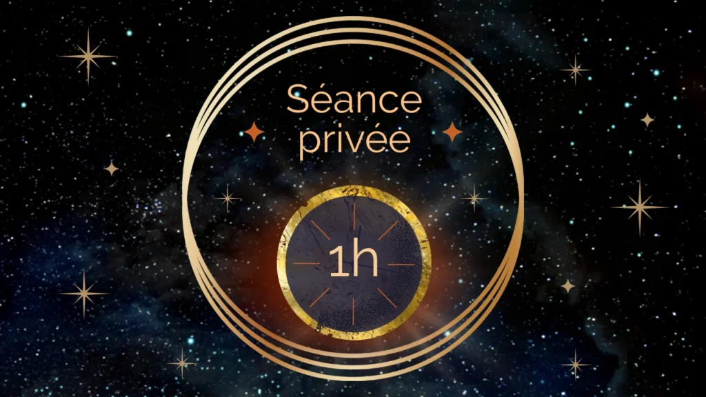 Séance privée d’une heure à distance dans une atmosphère céleste et apaisante